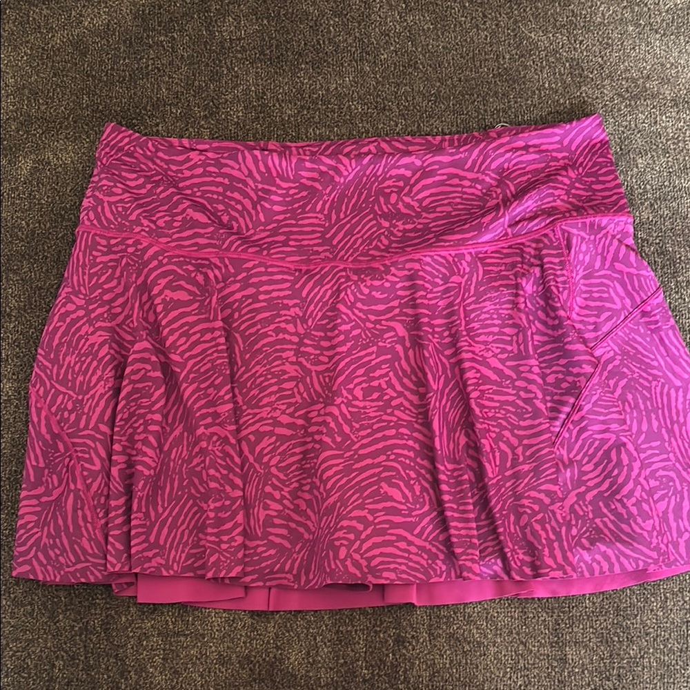 Athleta Pink Skater Mini Skirt Pleated Resort Wear
